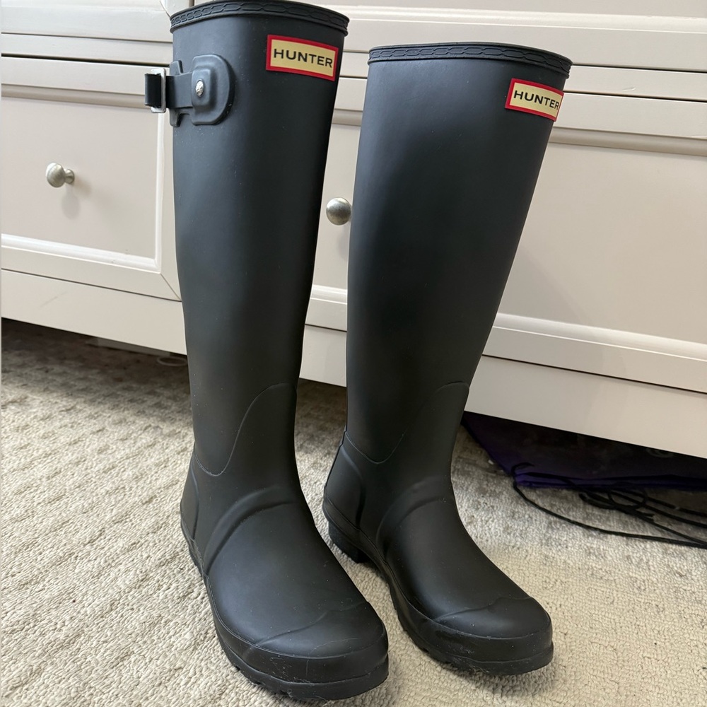 ADIDAS TALL HUNTER BOOTS - Size 6.5/37